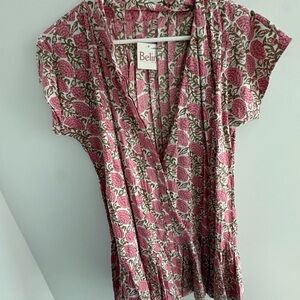 New with tags! Pink and Green Floral Mini Dress